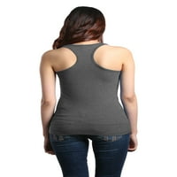 Ženska majica bez rukava od $ 4-Plus-Size tamno smeđa
