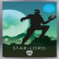 Junačka silueta mumbo-zidni Poster Star-Lord, 14.725 22.375