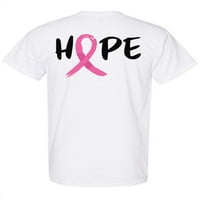 Majica s natpisom svijest o raku dojke, majice s vrpcom nade za muškarce s otisnutim leđima