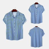 Muška ležerna majica s printom, bluza kratkih rukava s ovratnikom, Ultra pamučna košulja, muške lijepe košulje