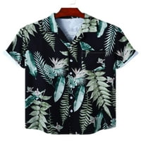 Muške ljetne košulje u stilu, majice kratkih rukava, bluza s reverom, havajska praznična majica-u stilu