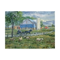 Zaštitni znak likovna umjetnost 'Ovca u polju' platno umjetnost Petera Snydera
