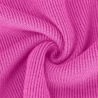 Ženski puloveri dugih rukava dugih rukava s dubokim dekolteom u obliku slova u, puloveri, topovi, udoban lagani džemper