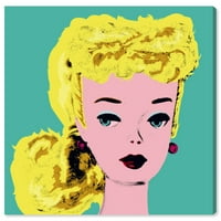 Wynwood Studio Fashion and Glam Wall Art Canvas Otisci Klasična lutka II lutke - ružičasta, žuta