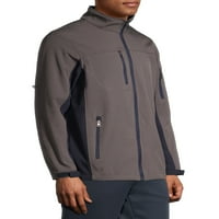 Odjeća sam muške pune zip-colorblocked meke jakne školjke, veličine m-xxl