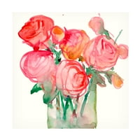Samuel Dixon 'vikendice ruže I' platno umjetnost