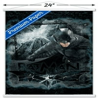 Strip film - mračni vitez: Legenda oživljava - Batmanov zidni plakat u drvenom magnetskom okviru, 22.37534