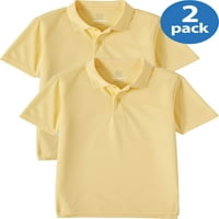 Wonder Nation Boys School Uniforma Polo majica s kratkim rukavima, paket vrijednosti, veličine 4- & Husky