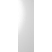 Ekena Millwork 12 W 61 H TRUE FIT PVC jednostruka ploča Chevron Modern Style Fiksni nosači, bijele