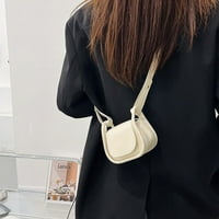 Ženska dizajnerska torba Na ramenu, male jednobojne torbe s gornjom ručkom od PU kože, mini glasničke torbe za kupovinu ruževa