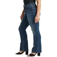 Silver Jeans Co. Ženske Avery High Rise Slim Bootcut traperice, veličine struka 24-36