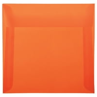 6. 6. Prozirne omotnice u narančastoj boji, pakiranje od 100 komada