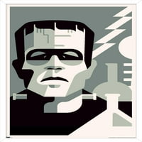 Frankenstein-grafički zidni poster, uokviren 22.375 34