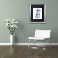 Zaštitni znak likovna umjetnost Tople želje - Zmaj Canvas Art by Jennifer Nilsson, Black Matte, Silver Frame