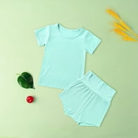 Dječja pidžama od čistog pamuka prilagođena koži gornji dio za djecu srednjih godina dječje klompe komplet za kućnu odjeću komplet
