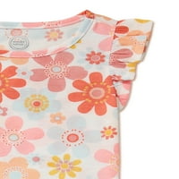 Pidžama Set s printom za djevojčice, 4 komada, veličine od 2 do 5 godina
