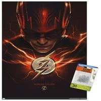 Film iz stripa Flash - zidni poster Flash na jednom listu s gumbima, 14.725 22.375