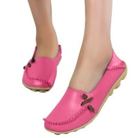 Casual cipele, ženske cipele, udobne haljine, ravne cipele bez kopča, mokasinke, ružičasta 6,5