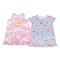 Pidžama Set za djevojčice s spavaćicom, veličine 4-14
