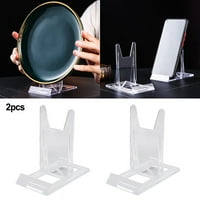 Stalci za akrilne tanjure plastični držači za vitrine držači za tanjure sa slikama Prozirni mini štafelaji Stalci za prikaz slika