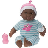 Puno za maziti bebe Afroamerikanci 20 mekana lutka za tijelo, aqua