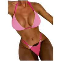 Rasprodaja u A-listi nudi ženske seksi bikini setove bez leđa, zavoj na vezanje, dva kupaća kostima, kupaće kostime