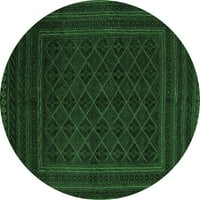 Unutarnji tepisi u jugozapadnom smaragdno zelenom seoskom stilu, 4' okrugli