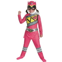 Klasični kostim Pink Ranger za djevojčice za Noć vještica-tisuće