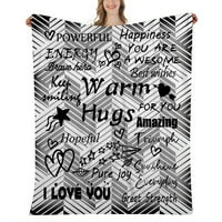Pokloni za mamu deka za jesen-zimu-proljeće, cjelogodišnja topla pahuljasta lagana termalna Flis ljetna jesenska deka za kauč na