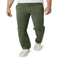 CHAPS muški klasični rastezanje ravno stane ravne prednje chino hlače - veličine do 42