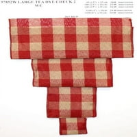 Geometrijski provjereni papir, čajna Boja, Crvena, 4 inča 10 inča, 1 pakiranje
