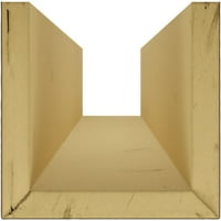 Ekena Millwork 6 W 12 H 12'l 3-strana s pijeskom s pješčanom edurathane fau Wood Strop Grep, Premium trešnja