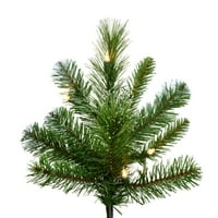 Umjetno božićno drvce od 4,5 ' am, Prozirni vijenci od dura mater-božićno drvce s matiranim vrhom-sezonski unutarnji dekor za dom