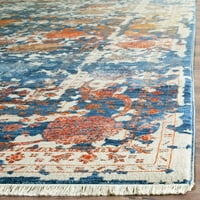 Vintage perzijski Bristol tradicionalni poliesterski tepih, tirkizni Multi, 9 ' 911 ' 7
