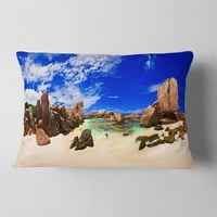Dizajnerska tropska plaža na Sejšelima-jastuk za skiciranje pejzažne fotografije-12.20