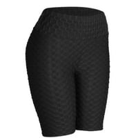 Plus size joga kratke hlače visokog struka biciklističke kratke hlače za žene -35 Kontrola trbuha podizanje stražnjice atletske kratke