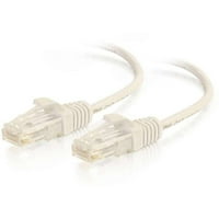 Neoklopljeni tanki Mrežni patch kabel od 10 do 10 - bijeli