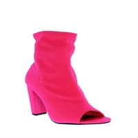 _ - Gležnjače s rastezljivom potpeticom s otvorenim prstima u ružičastoj boji