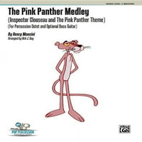 Potpourri iz ružičaste pantere: za oktet bubnjeva i bas gitare, partiture