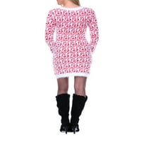 Ženska haljina od džempera od angore s leopard printom u HD-u