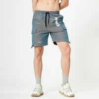 Muške sportske široke hlače od kepera od pet točaka, ljetne Muške hlače Sa šljokicama