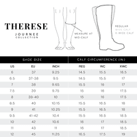 Kolekcija Journee Womense Therese Tru Comfort pjena složena peta koljena visoke čizme