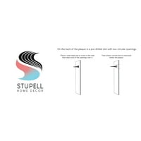 Stupell Industries opuštena uzorka kućni znak Botanički vijenac grafička umjetnost Umjetnost Umjetnička umjetnost, dizajn Kristen