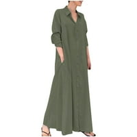 Vojne zelene haljine za žene, ljetne modne haljine, veličina Ebers