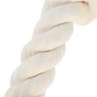 Mamut Flossie žvače pamuk, igračka za pse od bijelog užeta, kolosalna, 19