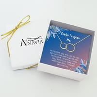 Poklon za oproštenje Anavia za djevojku, molim vas oprostite mi ogrlicu s karticama, kartica za ispriku, zatražite poklon za nakit