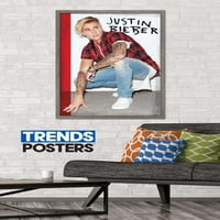 Justin Bieber-flanel plakat na zidu, 22.375 34