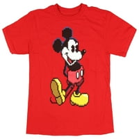 Retro majica s pikseliranim uzorkom za dječake s Mikkijem mišem iz
