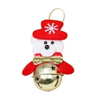 Coulousego Božićni ukrasi privjesci za božićno drvce lutke zvona Stari snjegovići ukrasi pokloni privjesak za božićna zvona