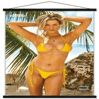 Sports Illustrated: Edition za kupaće kostime - plakat Hailey Clauson Wall s magnetskim okvirom, 22.375 34